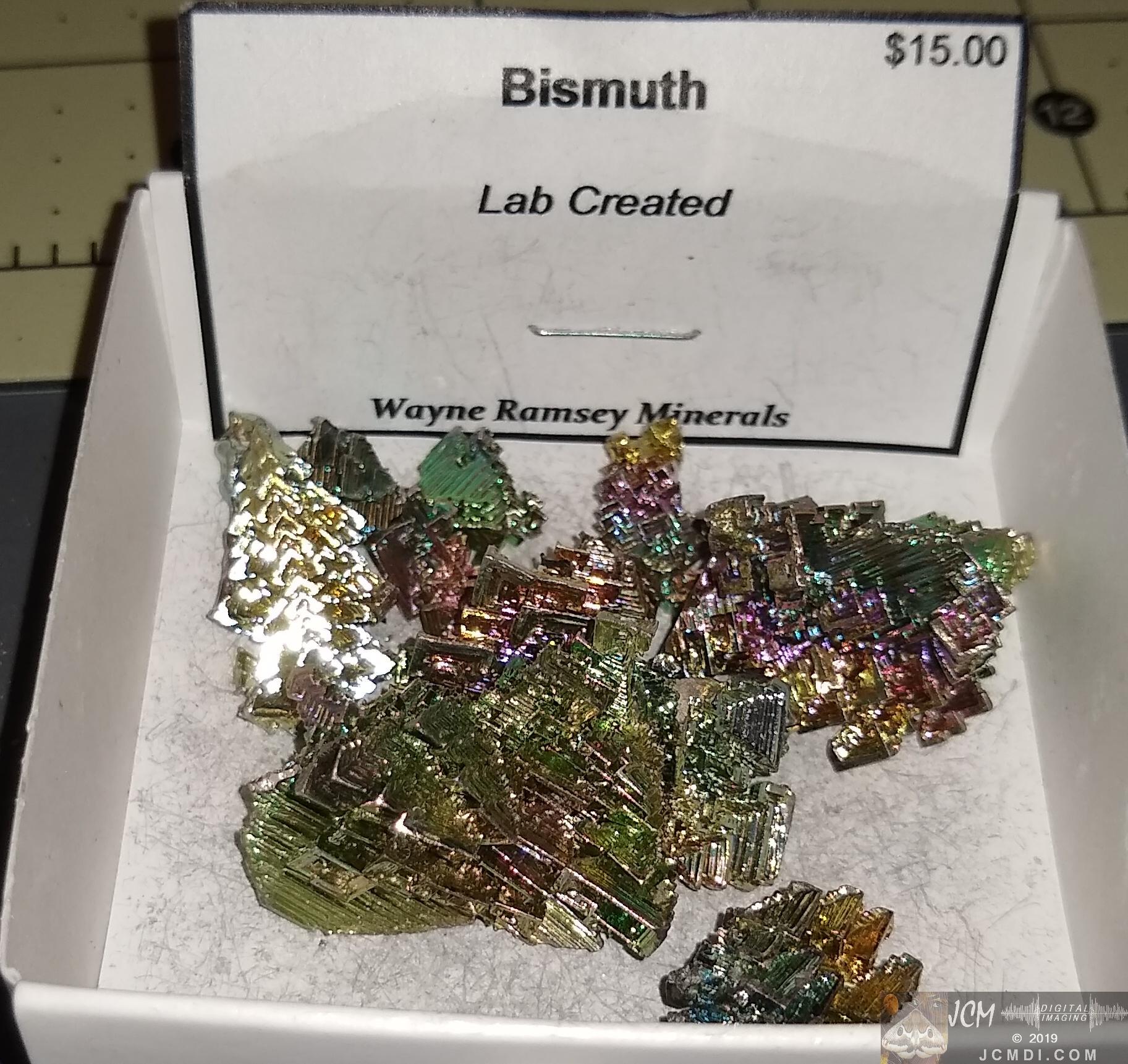 Earth Experience Dinosaur Museum - Lab-created Bizmuth (mineral)